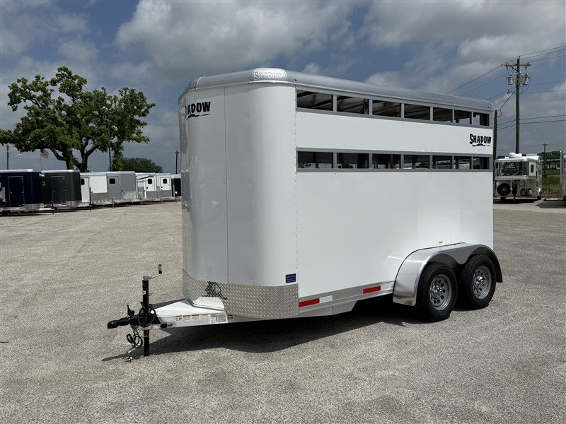2026 Shadow 2 Horse StableLite Slant Load Bumper Pull – White - Image 10