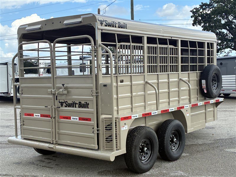 2026 Swift Built 16' Stock Trailer - Image 8