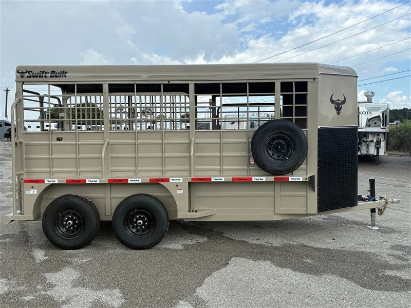 2026 Swift Built 16' Stock Trailer