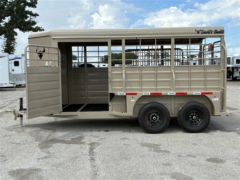 2026 Swift Built 16' Stock Trailer - Image 5